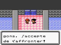 une photo d'Ã©cran de Pokemon Or sur Nintendo Game Boy Color